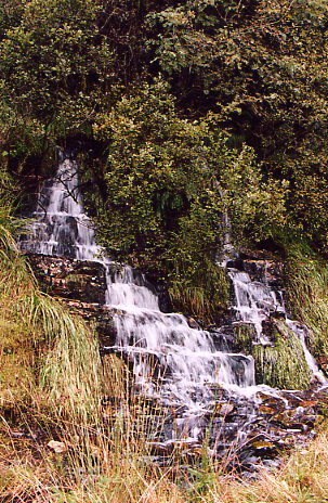 kleiner Wasserfall im Glen Orchy