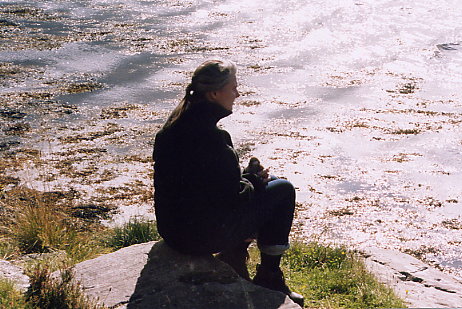 Tanja am Loch Moidart