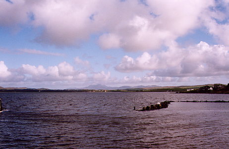 Bowmore - Blick vom Hafen Richtung Bridgend