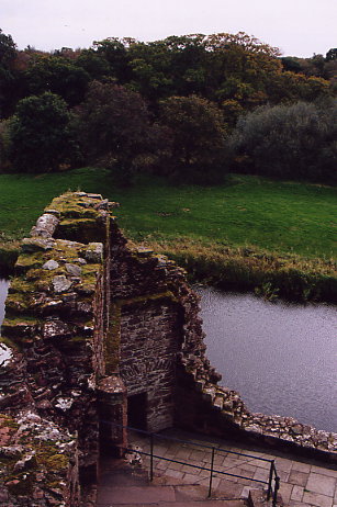 Caerlaverock Castle - Blick nach Süden
